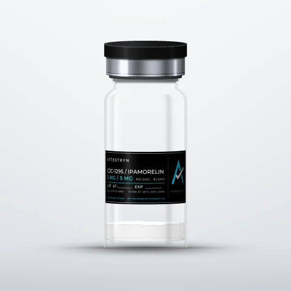 CJC-1295 (no DAC) / Ipamorelin 5 mg / 5 mg research vial